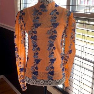 NWT Free People Amber Top, Light Combo